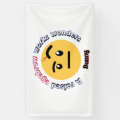 Eyebrow Sass: A Raised Eyebrow Works Wonders 横断幕 (縦)