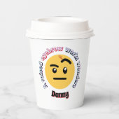 Eyebrow Sass: A Raised Eyebrow Works Wonders 紙コップ (裏面)