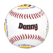 Eyebrow Sass: A Raised Eyebrow Works Wonders 野球ボール (裏面)