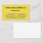 Eyecatching弁護士-At-Law名刺 名刺 (正面/裏面)