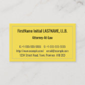 Eyecatching弁護士-At-Law名刺 名刺 (正面)
