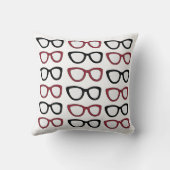 Eyeglasses Spectacles Glasses Optical Clinic クッション (裏面)