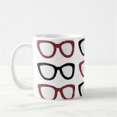 Eyeglasses Spectacles Specs Glasses コーヒーマグカップ (左)