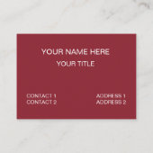 Eyeglasses Spectacles Specs Glasses Optometrist 名刺 (裏面)