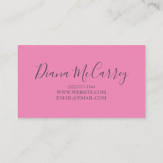 EyeLashes Extensionsメイクアップアーティスト 名刺 (裏面)