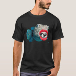 Eyemouth Blowfish – 熱い唇と目を持つ魚 Tシャツ
