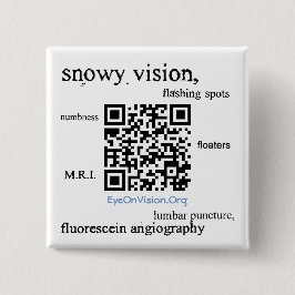EyeOnVision.Orgの視覚雪の認識度Pin 缶バッジ