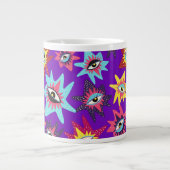 Eyes 🌸 coffee specialty mug ジャンボコーヒーマグカップ (正面)