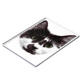 Eyes in the Margins | Cat Face ノートブック (左側)