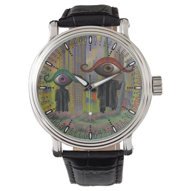 Eyes leaving the city on foot 腕時計 (正面)