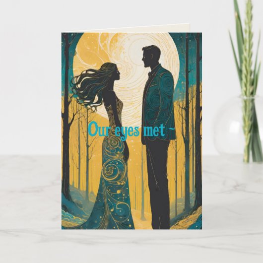 EYES MEET ANNIVERSARY/LOVEカード サンキューカード (正面)