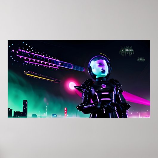 Eyes on the Night Skies ポスター (正面)