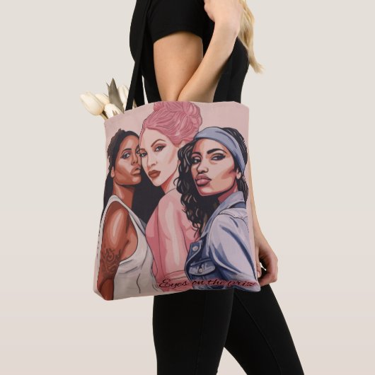 Eyes on the Prize トートバッグ (クローズアップ)