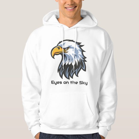Eyes on the Sky” Eagle Hoodie パーカ (正面)