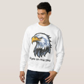 Eyes on the Sky” Eagle Sweatshirt スウェットシャツ (正面フル)