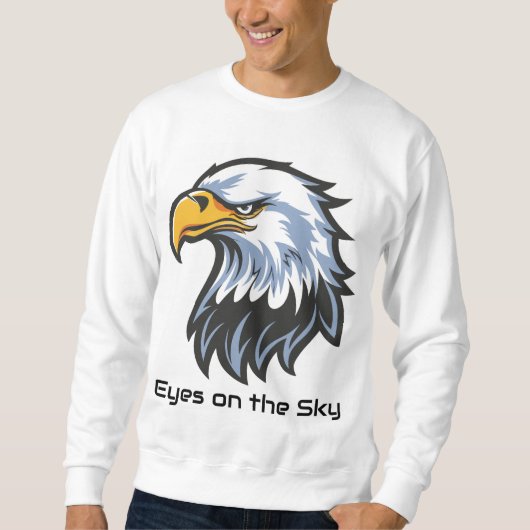Eyes on the Sky” Eagle Sweatshirt スウェットシャツ (正面)