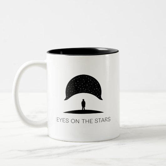 eyes on the star ツートーンマグカップ (左)