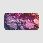 Eyeshadow Cosmetics Cosmetologist Beautician 名札 (正面)