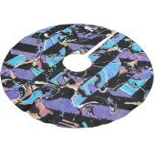 Eyesore  ブラッシュドポリエステルツリースカート (アングル)