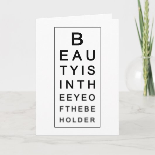 Eyestest Greeting Card シーズンカード (正面)
