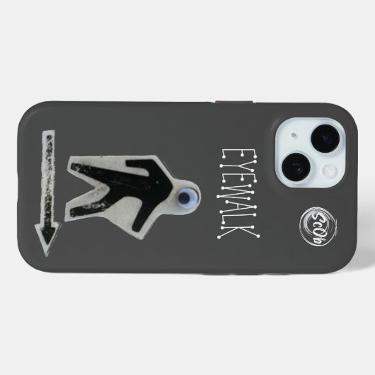 EyeWalk Iphone 15ケース Case-Mate iPhoneケース (裏面 (横))