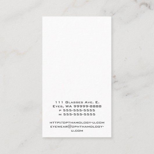Eyewearガラス 名刺 (裏面)