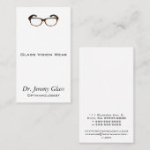 Eyewearガラス 名刺 (正面/裏面)