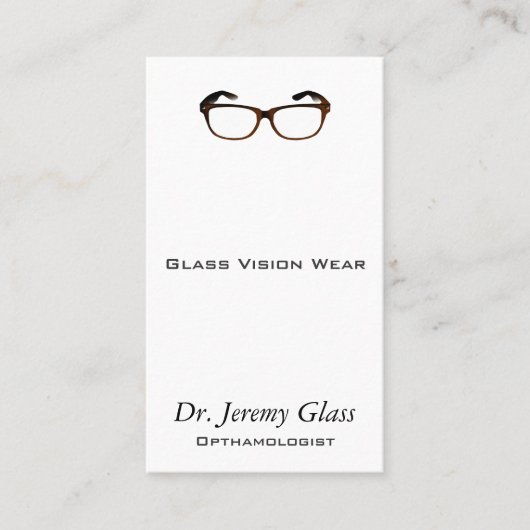Eyewearガラス 名刺 (正面)