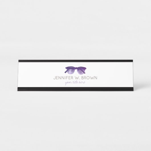 Eyewear Optometrist Eye Doctor  デスクネームプレート (正面)