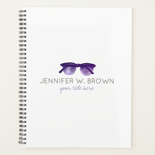 Eyewear Specialist Eye Glasses Spectacles プランナー手帳 (正面)