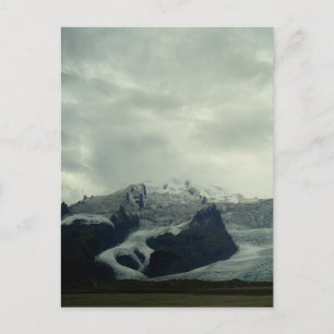 Eyjafjallajokull Vulcano with Glacierはがき ポストカード