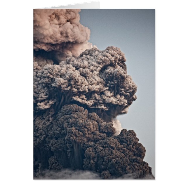 Eyjafjalljokullの火山爆発 (正面)