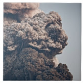 Eyjafjalljokullの火山爆発 タイル (正面)