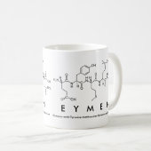 Eymenペプチド名mug コーヒーマグカップ (正面右)