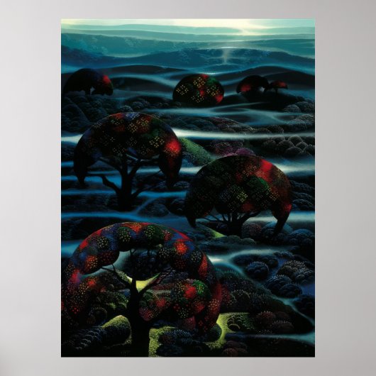 Eyvind Earle - 夢の庭 - 1990; アメリカ合衆国 ポスター (正面)