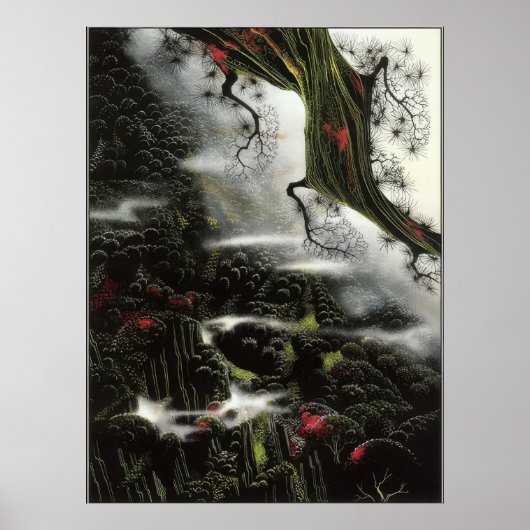 Eyvind Earle - 霧と枝の糸 - 1996; アメリカ ポスター (正面)