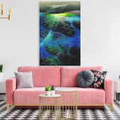 Eyvind Earle – 霧のフィールド キャンバスプリント (インサイチュ (リビング))