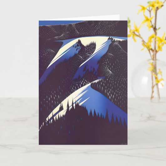 Eyvind Earle art カード (黄色い花)