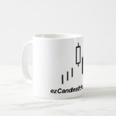 ezCandlesticksのマグ コーヒーマグカップ (正面左)