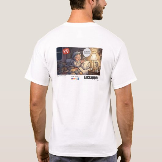 EzClapperサイン入りTシャツ Tシャツ (裏面)