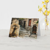 Ezeのプロバンスの挨拶状 カード (黄色い花)