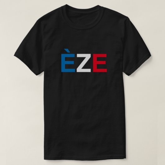 EZEフラッグフランスのエッセンシャル Tシャツ (デザイン正面)