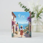Èze Village France ポストカード (スタンド正面)