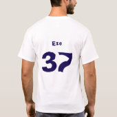 Ezekiel 37バイブル聖句ホワイト tシャツ (裏面)