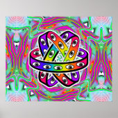 Ezekiel's Wheel – 目と虹 ポスター (正面)