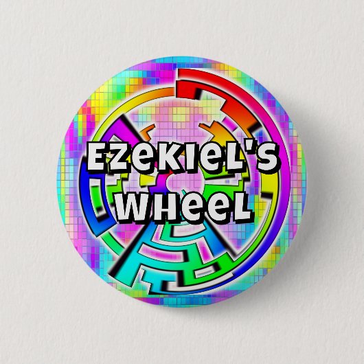 EZEKIEL'S WHEEL (you may change the words) 缶バッジ (正面)