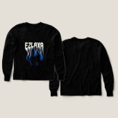 Ezlaxaシグネチャーロングスリーブ (デザイン 正面&背面)