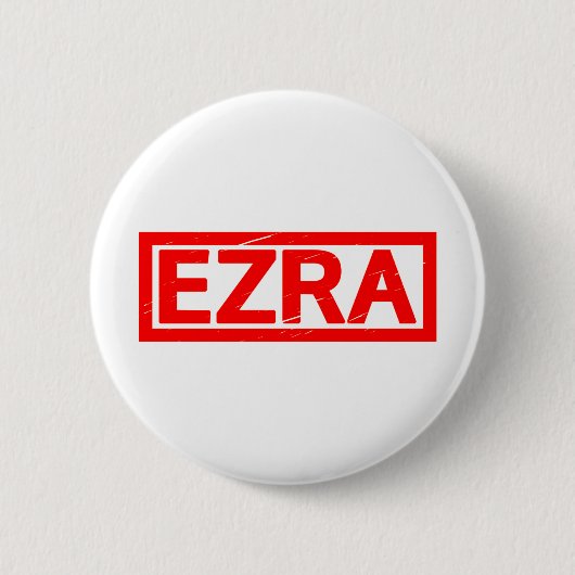 Ezraのスタンプ 缶バッジ (正面)