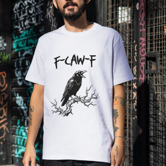 Fおもしろい – カウ – Fクロウレイヴンパン Tシャツ