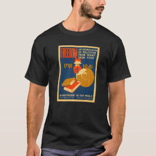 Fからの宗教の表現の自由 Tシャツ